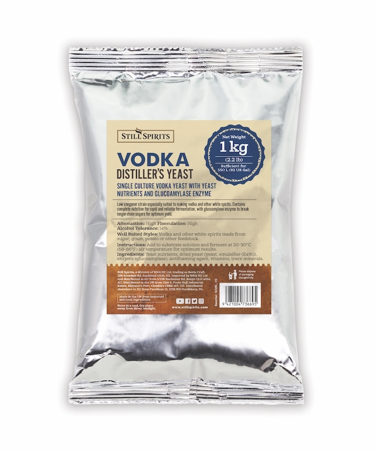 Picture of Still Spirits Distillery Yeast Vodka Turbo with AG(PP) 1kg