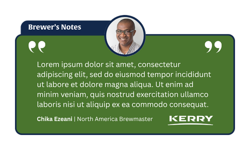 Brewer's Quote - Chika Ezeani