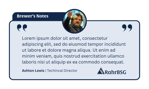 Brewer's Quote - Ashton Lewis