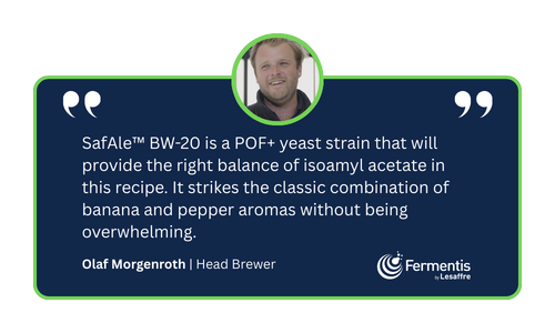 Quote from Fermentis Head Brewer Olaf Morgenroth